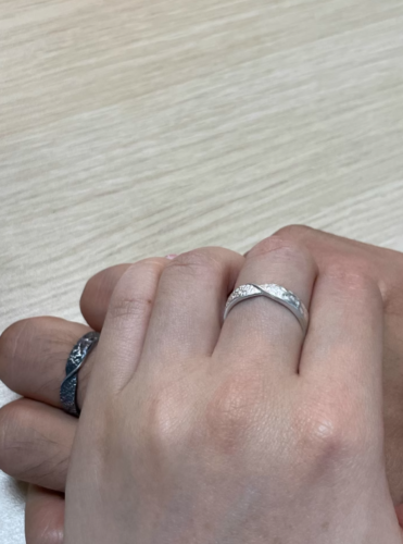 Couple's 999 Silver Rings, Minimalist Style, Adjustable Open Band photo review