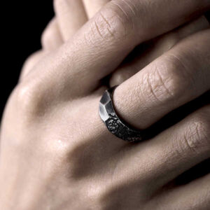 Sterling 999 Silver Ring Men's Designer Handmade Men's Adjustable Men's Ring