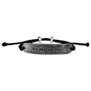 Custom S999 Sterling Silver Initial Bracelet Set – Personalized Handcrafted Couple Cord Bracelets