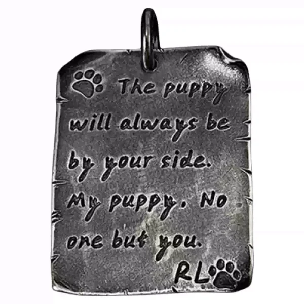 Custom Sterling Silver Engraved Couple Pendant – Handmade Minimalist Necklace