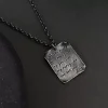 Custom Sterling Silver Engraved Couple Pendant – Handmade Minimalist Necklace