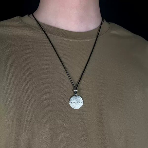 Hand-Engraved S999 Sterling Silver Pendant – Custom DIY Nameplate Necklace