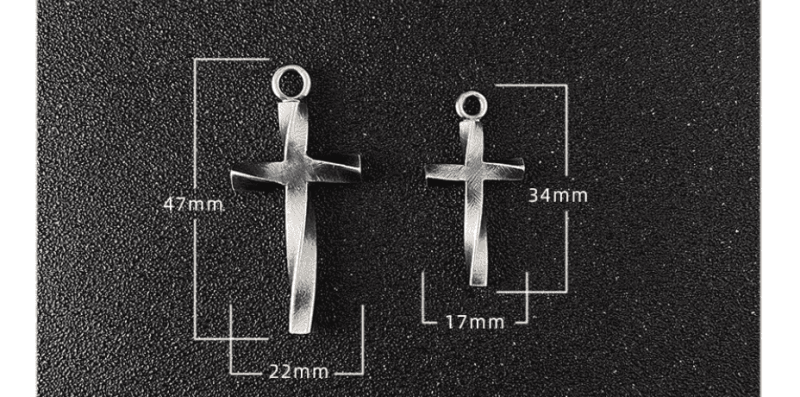Vintage S999 Sterling Silver Cross Pendant – Handmade, Minimalist, Unique Couple Necklace