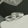 Adjustable 990 Sterling Silver Couple Rings – Custom Engraving for Two